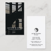 Glazier Glazing Glazen Visitekaartje (Voorkant / Achterkant)