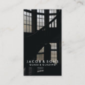 Glazier Glazing Glazen Visitekaartje (Voorkant)