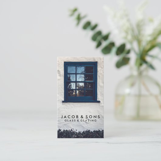 Glazier Glazing Glazen Visitekaartje (Staand voorkant)