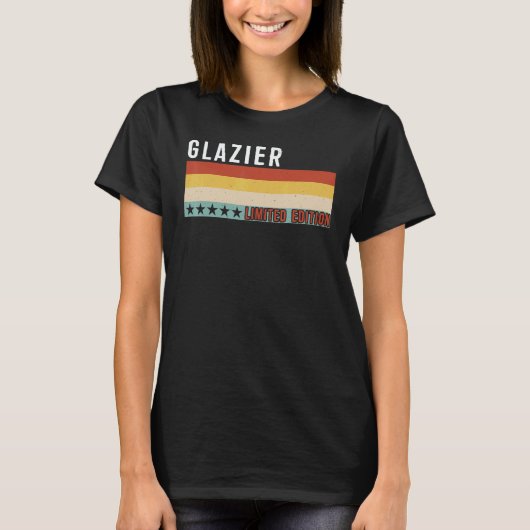 Glazier Job Title Profession Worker Appreciation I T-shirt (Voorkant)