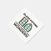 Glazier Raamglas Fitting Fitter Glaswerk Servet (Hoek)