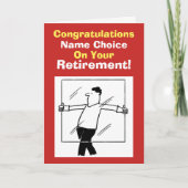 Glazier Retirement Kaart (Voorkant)