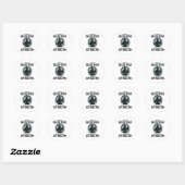 Glazier Window Glass Fitting Fitter Ninja Ronde Sticker (Vel)