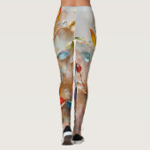 GLAZIGE BLOEMIGE LEGGINGS (Achterkant)
