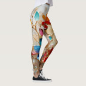GLAZIGE BLOEMIGE LEGGINGS (Rechts)