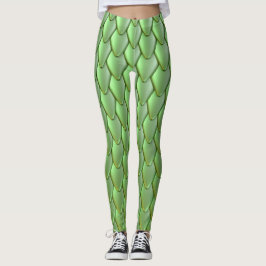 Glazing Dragon schaal patroon Leggings