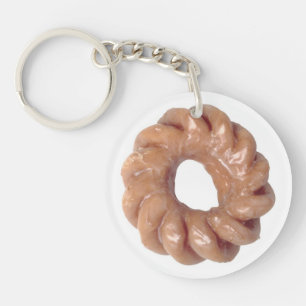 Glazuur Donut Sleutelhanger
