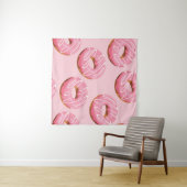 Glazuur Donuts Naadloos Achtergrond Wandkleed (In Situ (horizontaal))