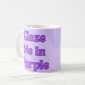 Glazuur me in Paarse Koffiemok (Voorkant links)