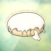 Glazuur Me & Pomp Me Met Crème Donut Raamsticker (Vel 3)