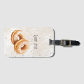 Glazuurdonuts Zoete Traktaties Bagagelabel (Voorkant (horizontaal))