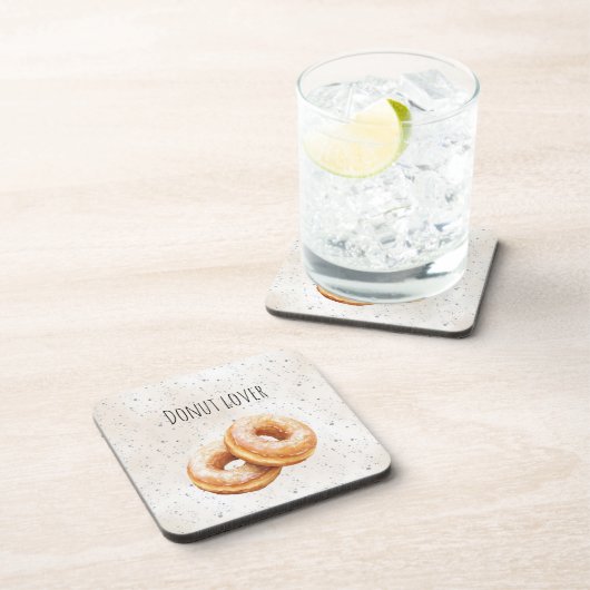 Glazuurdonuts Zoete Traktaties Bier Onderzetter (Rechterzijde)