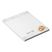 Glazuurdonuts Zoete Traktaties Notitieblok (Schuin)