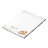 Glazuurdonuts Zoete Traktaties Notitieblok (Linkerzijde)