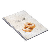 Glazuurdonuts Zoete Traktaties Notitieboek (Rechterzijde)