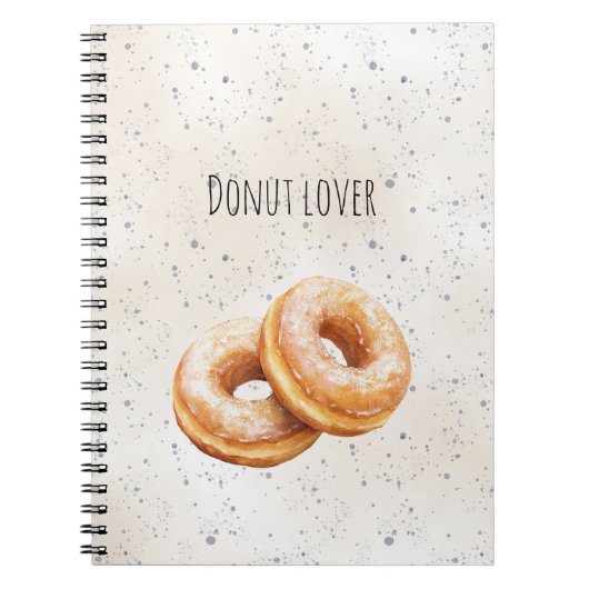 Glazuurdonuts Zoete Traktaties Notitieboek (Voorkant)