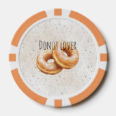 Glazuurdonuts Zoete Traktaties Poker Chips (Voorkant)