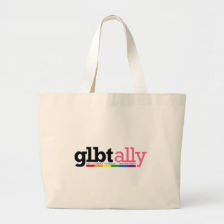 GLBT Ally Bag Grote Tote Bag