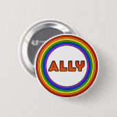 GLBT Ally Button (Voorkant /achterkant)