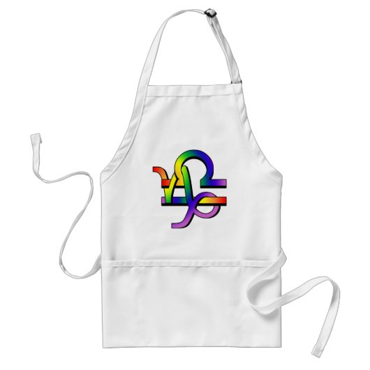 GLBT Capricorn & Libra Standaard Schort (Voorkant)
