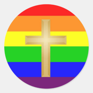 GLBT Christelijke Pride Ronde Sticker