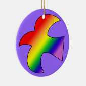 GLBT Dove Keramisch Ornament (Rechts)
