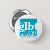 GLBT History Museum Ronde Button 5,7 Cm (Voorkant /achterkant)