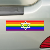 GLBT Jewish Pride Bumpersticker (Op auto)