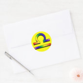 GLBT Libra Ronde Sticker (Envelop)