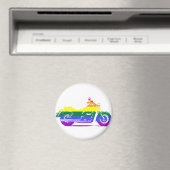 GLBT Motorcycle Pride Magneet (Insitu (Vaatwasser))