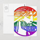 GLBT Mythologische God Briefkaart (Voorkant / Achterkant)