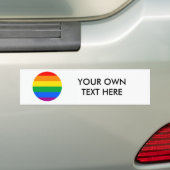 GLBT Pride Bumpersticker (Op auto)