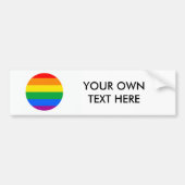 GLBT Pride Bumpersticker (Voorkant)