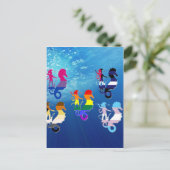 GLBT Pride School of Seapaarden Briefkaart (Staand voorkant)