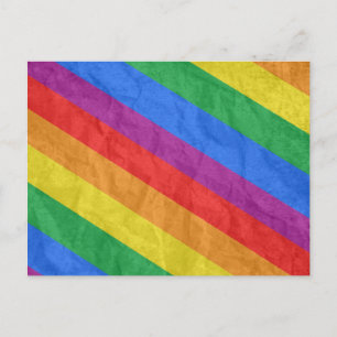 GLBT Pride Stripes 2 Briefkaart