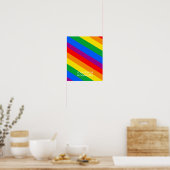 GLBT Pride Stripes 2 Poster (Keuken)