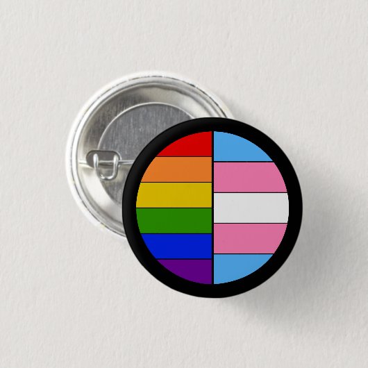 GLBT Solidariteit Button (Voorkant /achterkant)