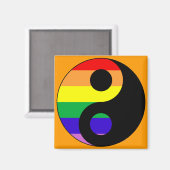 GLBT YinYang Magneet (Voorkant / Achterkant)