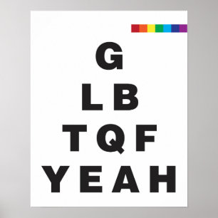 GLBTQF Ja! Poster