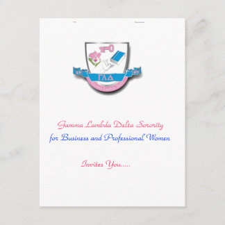 GLD-uitnodigingen Kaart