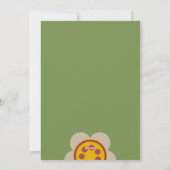 GLEAM GLADE - Birthday Floral Invitation Kaart (Achterkant)