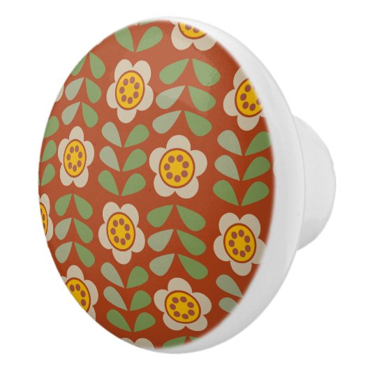 GLEAM GLADE - Floral Keramische Knop (Rechts)