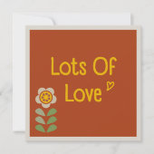 GLEAM GLADE - Moederdag Floral Invitation Kaart (Voorkant)