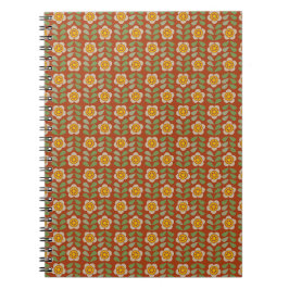 GLEAM GLADE - Notebook met botanisch patroon Notitieboek
