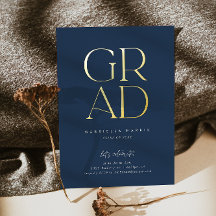 Gleaming Grad 2023 | Goud + Marineblauwe Afstudeer