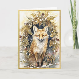 Gleaming Woodland Delights Fox Kaart