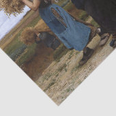 Gleaners beroemd gemaakt door Julien Dupre Tissuepapier (Detail)