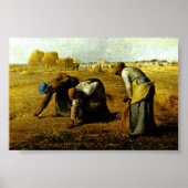 Gleaners, naar Millet (beste kwaliteit) Poster (Voorkant)
