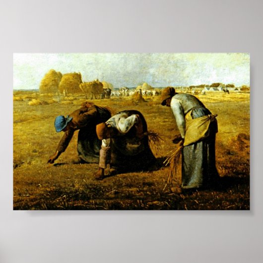Gleaners, naar Millet (beste kwaliteit) Poster (Voorkant)