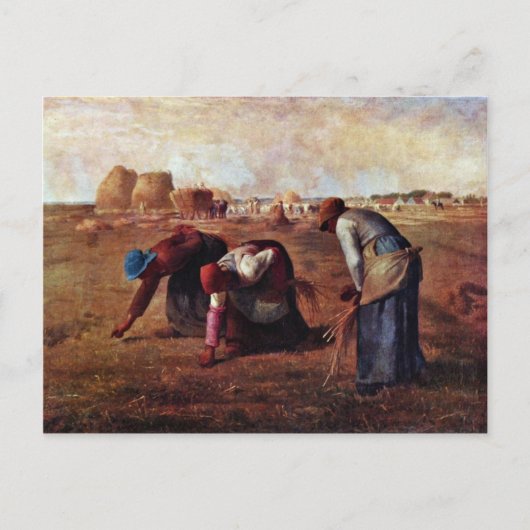 Gleaners per Millet (beste kwaliteit) Briefkaart (Voorkant)